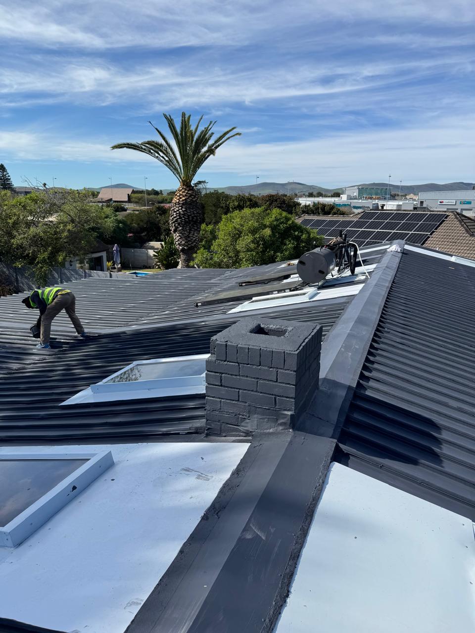 HP Clean, Skylight Replacement, Whirlybird Installation & Roof Painting